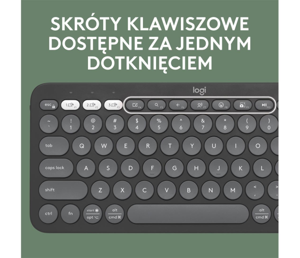 LOGITECH K380s Pebble Keys 2 grafit - 1172750 - zdjęcie 8